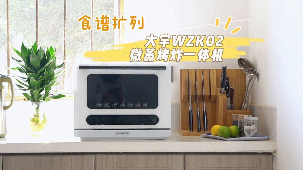 微蒸烤炸靠它搞定！大宇WZK02让我实现了食谱扩列