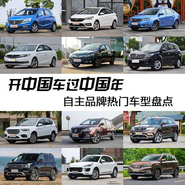 开中国车过中国年 自主品牌热门车型盘点